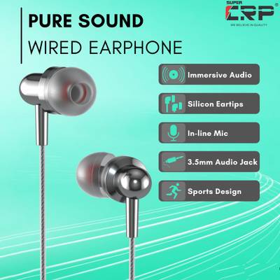 Super CRP CR HF 151 IN EAR WIRED EARPHONES HANDSFREE Wired