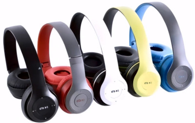 TWS Compact Folding Bluetooth Ultra Bass Excellence_WH Bluetooth & Wired(Black, On the Ear)