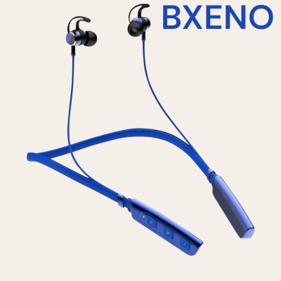 Bxeno PRR-235 with ASAP Charge and Upto 24 Hours Playback Bluetooth Headset(Blue, In the Ear)