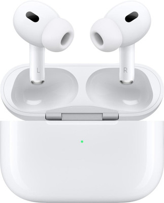 BeatFlow New AarPods Pro 2 (2nd generation) with MagSafe Case-(USB-C) Bluetooth(White, True Wireless)