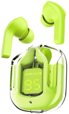 UPOZA ULTRAPODS AI Calling Air buds Neckband TWS Earbuds ASAP Charge Headphone Bluetooth Headset(Green, True Wireless)