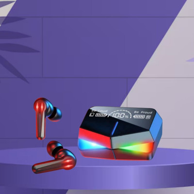 Clairbell Wireless Earbuds TWS Bluetooth 5.1, Touch Control Transparent LED DisplayA229 Bluetooth(Multicolor, True Wireless)