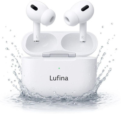 Lufina Buds FT with AI ENC for calls, 38 hours of Playback and Deep Bass Bluetooth Bluetooth(White, True Wireless)