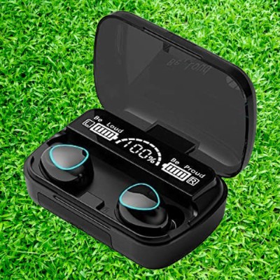 Clairbell TJU_606C_TWS M10 Wireless Earbuds Bluetooth Headset Bluetooth(Black, True Wireless)