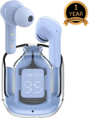 house of common Ultrapod Earbud, Bluetooth TWS with Display, 30 Hrs Playtime, Fast Charging Bluetooth Gaming(Blue, In the Ear)