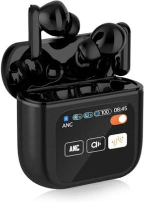 HY Touch Display Earbuds Bluetooth(Black, In the Ear)
