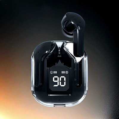 GUGGU MAX Ultrapods: Transparent TWS Earbuds, 30hrs Playtime, Bluetooth 5.3 31 Bluetooth(Multicolor, In the Ear)