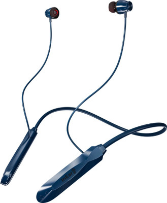 InEar MJ-Tune Wireless Neckband Headphones - Type-C Fast Charging Bluetooth(Blue, In the Ear)
