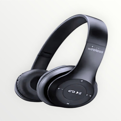 GDS Wireless Audio Headset for Gaming with Heavy Low-Frequency Bass_M9 Bluetooth & Wired(Black, On the Ear)