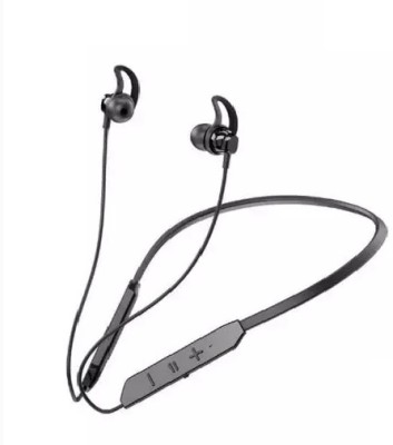 Wifton NEW VEERSION HIGH BASS HD SOUND WIRELESS NECKBAND Bluetooth Headset(Black, In the Ear)