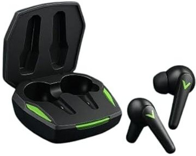DELHI SPARE PARTS Gaming Earbuds with Low Power IC, 40 Hours Battery Life, 88ms Gaming Mode Bluetooth Gaming(Black, In the Ear)