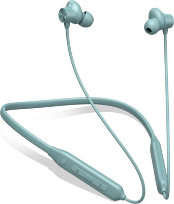 BVEXO Bullets C2 - MAGNETIC POWER OFF/ON 48Hr Playtime Headphone Neckband (10) Bluetooth(Green, True Wireless)