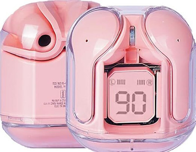 Homyfinds Buds (UltraPods) Wireless (Earbuds) Bluetooth(Pink, True Wireless)