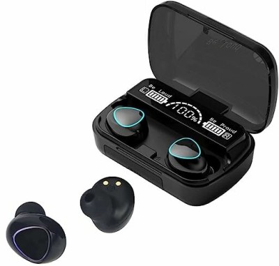 haiidra M10 TWS Bluetooth 5.1 Earphone Charging Bluetooth Headset(Black, In the Ear)