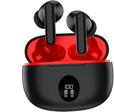 Chargio 2024 Good Quality True Wireless TWS In ear Air Earbuds Noise Cancelling Bluetooth Gaming(Black, In the Ear)