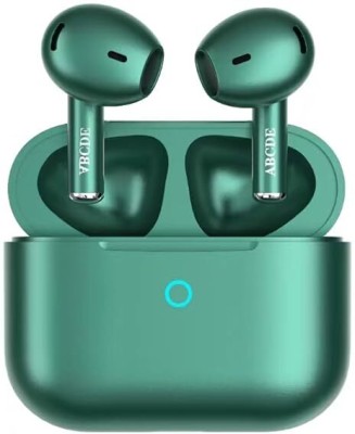 FONACC Freedom 13M Noise Cancelling Earbuds with 5 Hours of Playtime, Fast Pairing Bluetooth(Green, In the Ear)