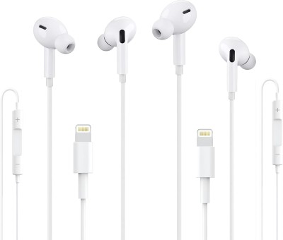 MARS Perfect Pair: iPhone Earphones Designed for You Wired(White, In the Ear)