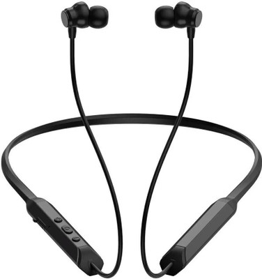 Unix Solo Neckband 62H Playtime, ENC Mic, 4 Voice Changer Modes, Magnetic On / Off Bluetooth(Black, In the Ear)