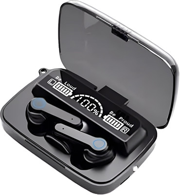 Mid Light M19 Wireless Earbuds, Digital Display Bluetooth Gaming(Black, In the Ear)