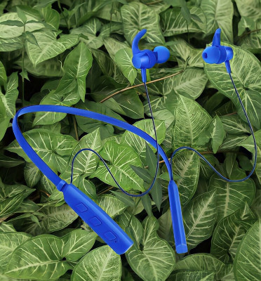 GPQ STORE 235 Pro Wireless Bluetooth Neckband(0B.15 Bluetooth(Blue, In the Ear)