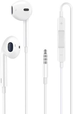 Helo Kuki S31 Music Earphone With Mic Compatible With P0C0 M4 Pro/X4 Pro/M5/X3 Pro Wired Headset(White, In the Ear)