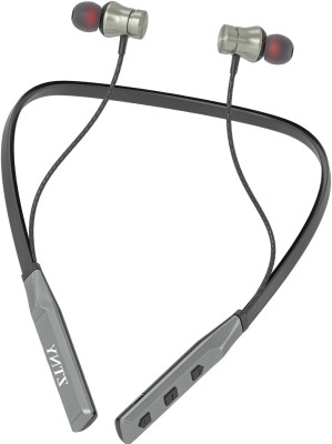 ZTNY Wireless Bluetooth Neckband V5.0 48H PlayTime with Clear Crystal Calls, for Neck Bluetooth Gaming Headset(Grey, In the Ear)