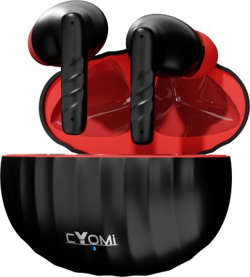 CYOMI Zenbuds3 TWS,Rich Bass,30H Playtime,AI ENC,Low Latency,Type C,5.3 BT Earbuds Bluetooth without Mic Headset(Black, In the Ear)