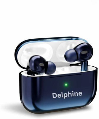 delphine BT-160 DLX BassPlus Wireless Earbuds With Noise Cancellation Bluetooth(Hybrid Blue, In the Ear)