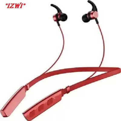 IZWI iz-34 Pro+to 24Hrs Playback & ASAP Charge (blue In the Ear) Bluetooth(Red, In the Ear)
