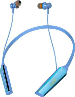Voods V Collar - Pro With 5 Different Voice Modes,IP65 Water Resistant,130Hrs Playback Bluetooth(Blue, In the Ear)