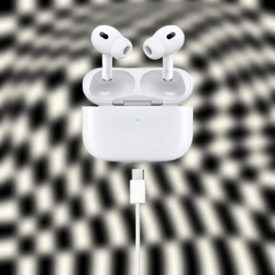 RAJIBNEW AIerpods Pro 25H Play Type-C Fas Charge wornder-306 Bluetooth Bluetooth(White, In the Ear)
