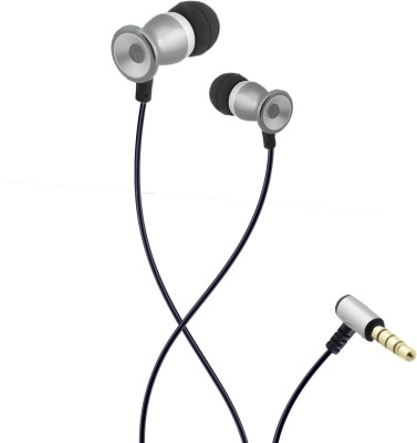 MAVO TrueBeats 525 Wired Headset(Silver Grey, In the Ear)