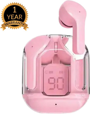 Snexan Ultrapods Pro Wireless TWS Earbuds Touch Control & 30Hrs Battery Life Bluetooth(Pink, In the Ear)