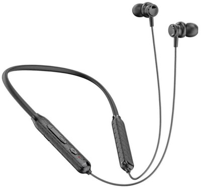 IZWI Sports Headphone Waterproof Neckband HD Call Stereo Sound with Mic Bluetooth Headset(Black, In the Ear)