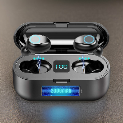 YAROH N76_F9 48-Hour Playback TWS: HD Sound, Touch Controls, Water Resistant Bluetooth(Black, In the Ear)