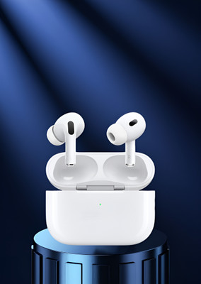 house of common Airpox Pro (2nd Generation) with Passive Noise Cancellation (USB-C) Bluetooth(White, True Wireless)