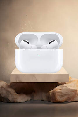 BeatFlow Air-pod Pro-2nd generation k28 with Adaptive Audio-(USB-C) Bluetooth(White, In the Ear)