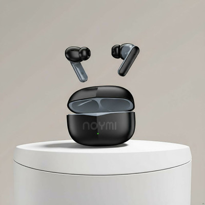 NOYMI True Wireless Earbuds-48H Total Playback, 42dB AI-Powered ENC, Fast Charging Bluetooth(Black, True Wireless)