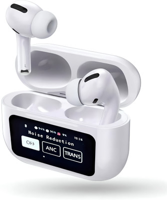 Fitpro A9 Pro Wireless Earbuds with Active Noise Cancellatione Bluetooth(White, True Wireless)