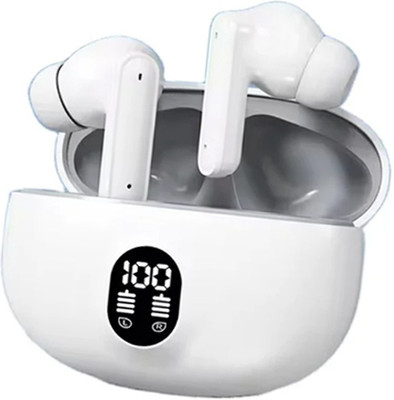 snowbudy Air Buds-YO1 Upto 48Hrs Playback 13mm Driver True Wireless Earbuds-3 Bluetooth Gaming(White, True Wireless)