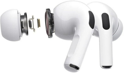 Podnix Earbuds Prime Wireless Earbuds with Mic Bluetooth(White, True Wireless)