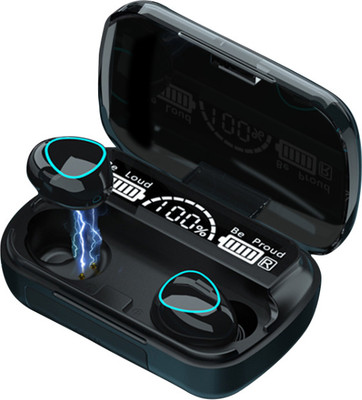 NIMSAUDIO M10 TWS Bluetooth Earbuds with BT v5.1, Great Sound Bluetooth(Black, In the Ear)