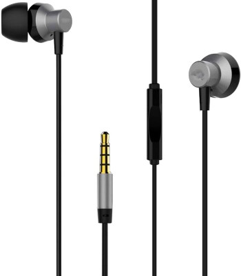 Helo Kuki ZE34 Compatible With VlV0 Y52t -HD Mic,High Bass Sound Wired Headset(Black, In the Ear)