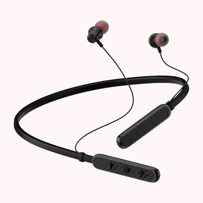 E EARBOUT BoltU-Sport5 Neckband | Bluetooth 5.3 | Sweatproof |Wireless Headset Bluetooth & Wired(Black, In the Ear)