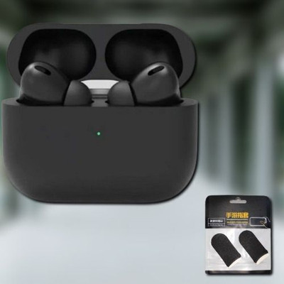 MMTELECOM Air Pods_Glossy Black 13 Bluetooth(Glossy Black, True Wireless)