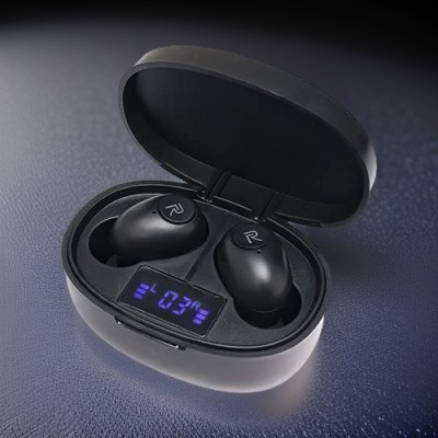 Clairbell G20_T12 TWS Bluetooth 5.0 Earbuds: Wireless Freedom with LED Display Bluetooth Headset(Black, In the Ear)