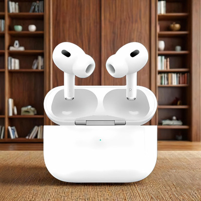 JQVA Earbuds Pro Bass Boost & Smart Touch Bluetooth(White, True Wireless)