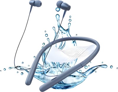MR.NOBODY N40 PRO With Upto 40 Hours Playback Waterproof Bluetooth Headset N66 Bluetooth Headset(Blue, In the Ear)