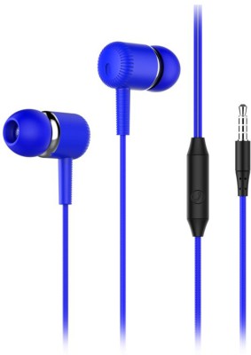 Zusix Vibesix VX-05 Wired Earphone Handsfree with Mic Wired Headset(Blue, In the Ear)