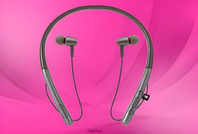 MR.NOBODY N40 PRO With Upto 40 Hours Playback Bluetooth Headset Neckband N55 Bluetooth Headset(Black, In the Ear)